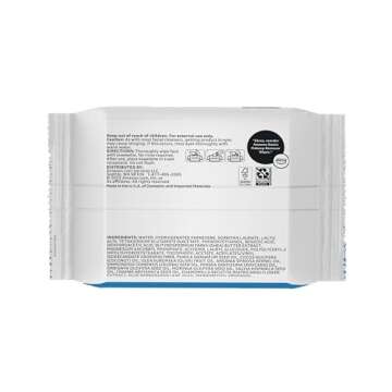 Amazon Basics Fragrance Free Makeup Remover Wipes Pack of 6