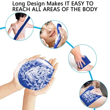 2 Piece African Exfoliating Net for Deep Cleansing Skin