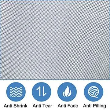 Gardzen Garden Mesh Netting - Protect Your Garden Seedlings Vegetables Fruit Plants Ponds - 6.5x20 ft, Gray