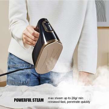 YIKA Steam Iron & Garment Steamer - Fast & Portable Solution