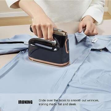 YIKA Steam Iron & Garment Steamer - Fast & Portable Solution