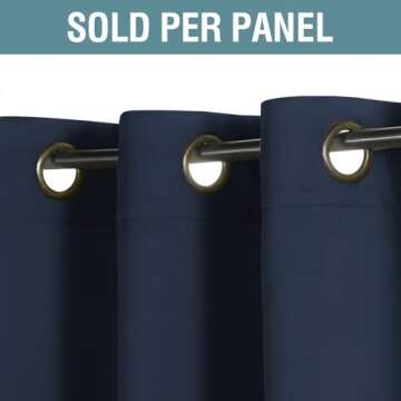 H.VERSAILTEX Ultra Thick and Soft Blackout Curtains for Bedroom Window Treatment