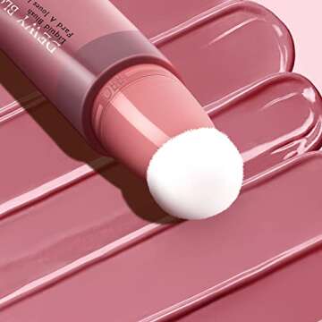 Cilrofelr Makeup Liquid Blush Wand - Natural Dewy Finish, Long-lasting & Highly Pigmented