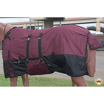 HILASON 1200D Winter Waterproof Horse Blanket for Cold Weather