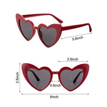 Trendy Heart Shaped Sunglasses for Fashion Lovers