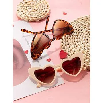 Trendy Heart Shaped Sunglasses for Fashion Lovers