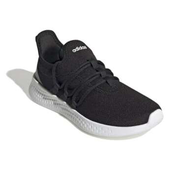 adidas Women's Puremotion Adapt 2.0 Running Shoe, Black/Black/White, 8.5