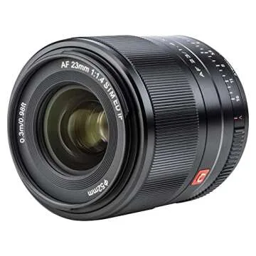 VILTROX AF 23mm F1.4 XF Lens for Fuji X-Mount,Auto Focus Wide Angle APS-C Prime Lens for Fujifilm X Mount Camera X-T4 X-T3 X-T2 X-T30 X-T20 X-PRO2 X-H1 X-E4 X-S10