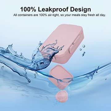 2045ml Large Bento Box - Leak-Proof & BPA-Free for Easy Meals