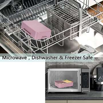 2045ml Large Bento Box - Leak-Proof & BPA-Free for Easy Meals