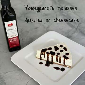 OFLORALE Pomegranate Molasses - Pure Natural Flavor Syrup