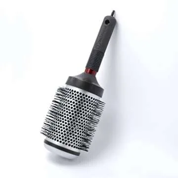 Cricket Thermal Hair Brush #400 2.5” for Blow-Drying, Curling, and Styling – Heat-Retaining Barrel with Anti-Static Tourmaline Bristles, Round Thermal Brush, Ideal for All Hair Types