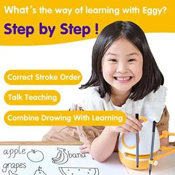 WEDRAW Learning Educational Robot Toys for 3 4 5 Year Old Kids,Interactive Talking Drawing Robot Teach Math Sight Words Preschool Kindergarten Learning Activities Toy Gift for Girls and Boys Age 3-5