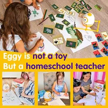 WEDRAW Learning Educational Robot Toys for 3 4 5 Year Old Kids,Interactive Talking Drawing Robot Teach Math Sight Words Preschool Kindergarten Learning Activities Toy Gift for Girls and Boys Age 3-5