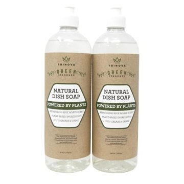 TriNova Natural Dish Soap - Eco-Friendly Cleaning Made Easy