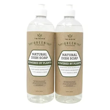 TriNova Natural Dish Soap - Eco-Friendly Cleaning Made Easy