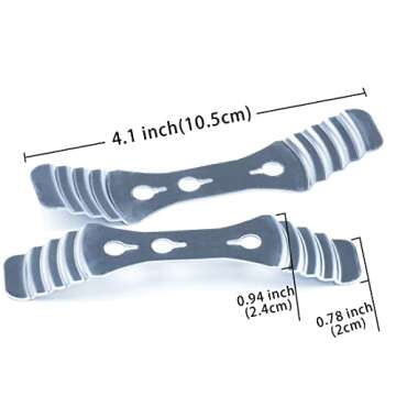 20pcs Metal Candle Wicks Centering Devices, 3 Holes Stainless Steel Candle Wick Holder for DIY Candle Making…