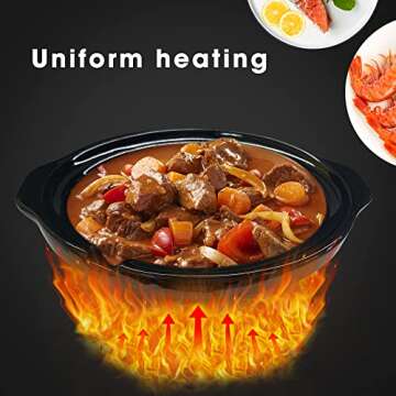 Sunvivi Dual Pot Slow Cooker for Effortless Entertaining