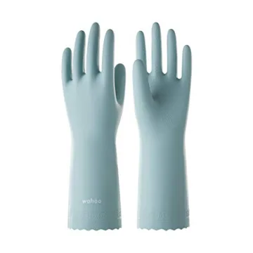 LANON Wahoo Skin-Friendly Cleaning Gloves - Durable and Stylish Dishwashing Gloves with Soft Cotton ...