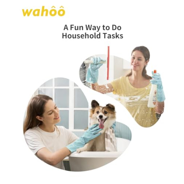 LANON Wahoo Skin-Friendly Dishwashing Gloves for All