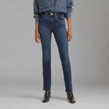 Levi's Women's 724 High Rise Straight Jeans - Comfort & Style