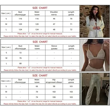 NUFIWI Women Glitter Outfits Set - Dazzling Party Wear