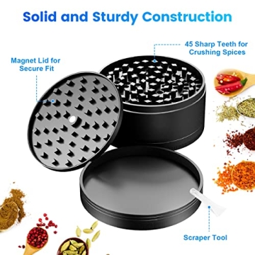 Matoolser 3.0 Inch Spice Grinder for Culinary Excellence