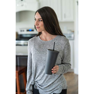 Colorful STRATA CUPS Acrylic Tumblers Set - 4 Pack