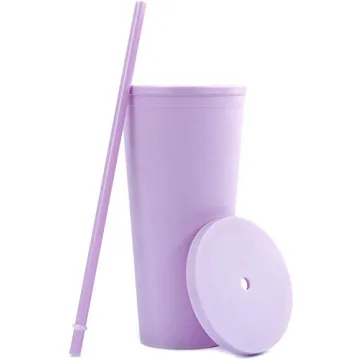 Colorful STRATA CUPS Acrylic Tumblers Set - 4 Pack