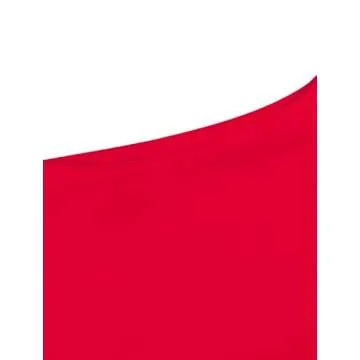 Chic Remidoo Long Sleeve Crop Top for Women in B-Red