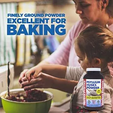 Yerba Prima Psyllium Husk Powder - Natural Fiber Supplement
