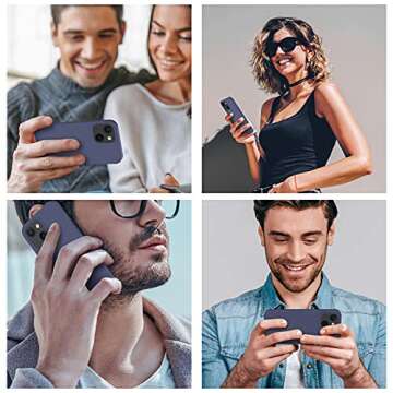 Cordking Designed for iPhone 13 Case, Designed for iPhone 14 Case, Silicone Ultra Slim Shockproof Pr...