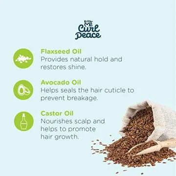 Just For Me Curl Peace Grip Glaze for Kids Hair - Nourishing Hold