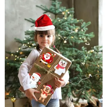 Christmas Stickers for Kids - Perfect Holiday Stocking Stuffers