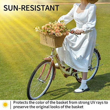 Stylish Detachable Bike Basket for Versatile Use