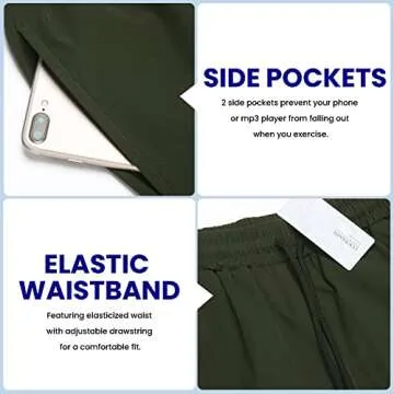 COOFANDY Men's 2 Pack Gym Workout Shorts 7 Inch Quick Dry Athletic Shorts Lightweight Running Shorts with Pockets