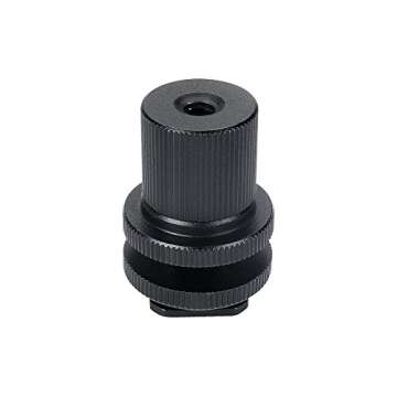 Magic Arm Screw Tripod Nut Barrel Tripod Nut Screw Connection Nut Articulating Arm Tripod Rig Replacement with Standard 1/4"-20 Thread -2 Packs