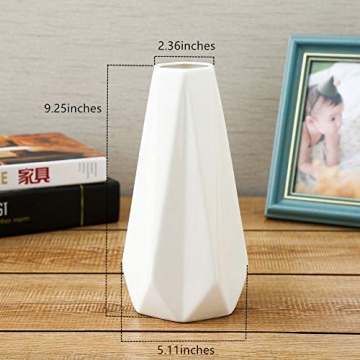 Elegant WEIDILIDU White Ceramic Vase for Home Decor