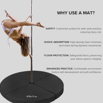 Safe and Stylish 5ft Pole Dance Mats for All Levels