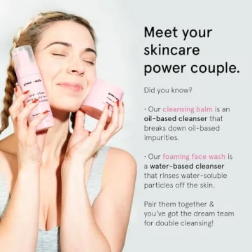 Grace & Stella Vegan Cleansing Balm for Gentle Makeup Removal