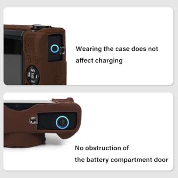 TYUANDOUER Soft Silicone Case for Canon G7X Mark III