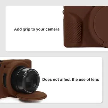 TYUANDOUER Soft Silicone Case for Canon G7X Mark III