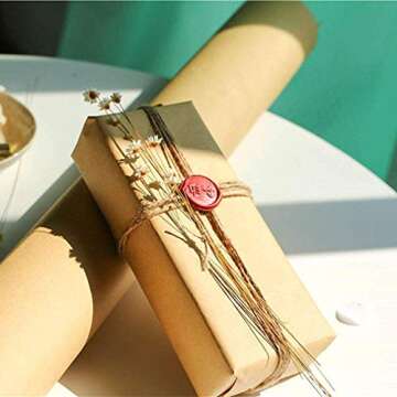 YRYM HT Brown Butcher Paper Roll - Versatile Craft & BBQ Tool