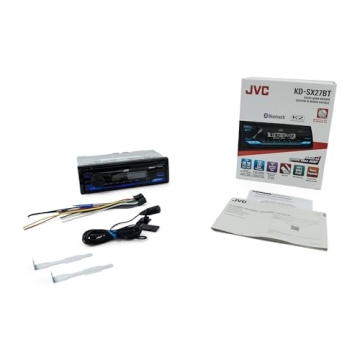 JVC KD-SX27BT Bluetooth Car Stereo 100W USB Charging AM/FM