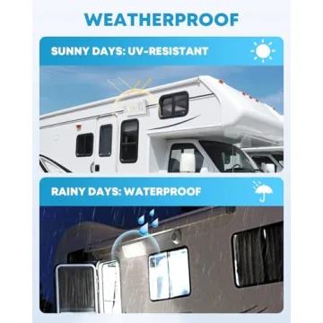 Kohree LED RV Porch Light 320 Lumen with Amber & Clear Lenses