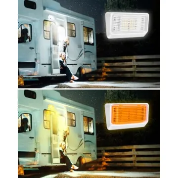 Kohree LED RV Porch Light 320 Lumen with Amber & Clear Lenses