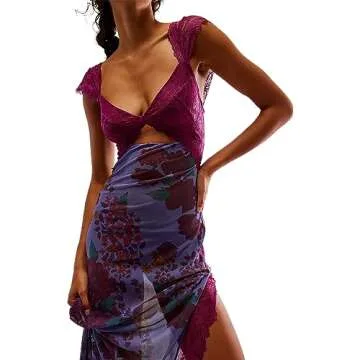 Stylish Michellecmm Women Sleeveless Bodycon Maxi Dress