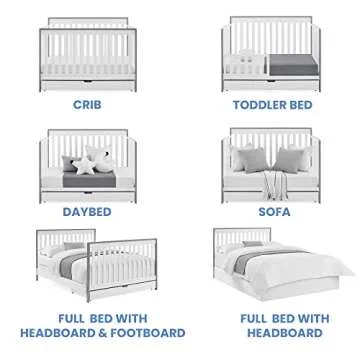 Delta Children Mercer 6-in-1 Crib with Storage Trundle