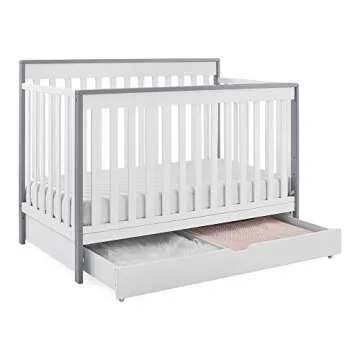 Delta Children Mercer 6-in-1 Crib with Storage Trundle