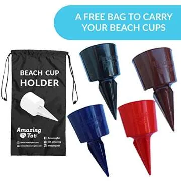 Sand Drink Holder for Beach, Picnics and Parties